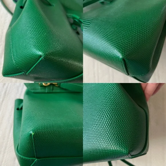 Mansur Gavriel Soft Lady Bag Lizard Embossed Leather - Picture 13 of 17